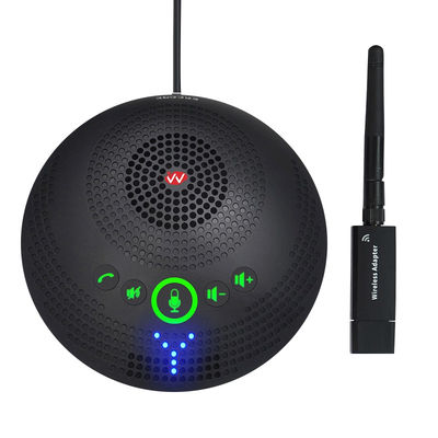 Micrófono de conferencia profesional SQ-M13W 2.4G Micrófono omnidireccional inalámbrico, recogida a 360 grados, audio de alta definición y reducción de ruido