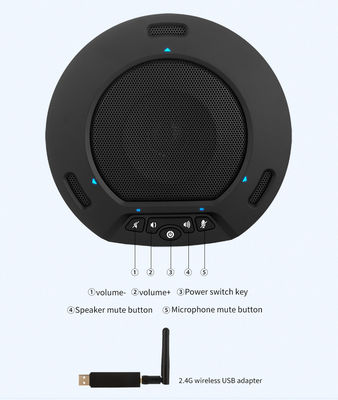 Conexión USB Conferencia Micrófono Altavoz Micrófono Audio Para Computadora